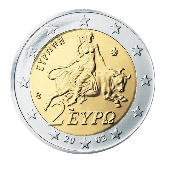 7 Pièce 2 euro Grèce GR 200 2002