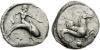 2 Image de dauphin sur une monnaie grecque de Tarente