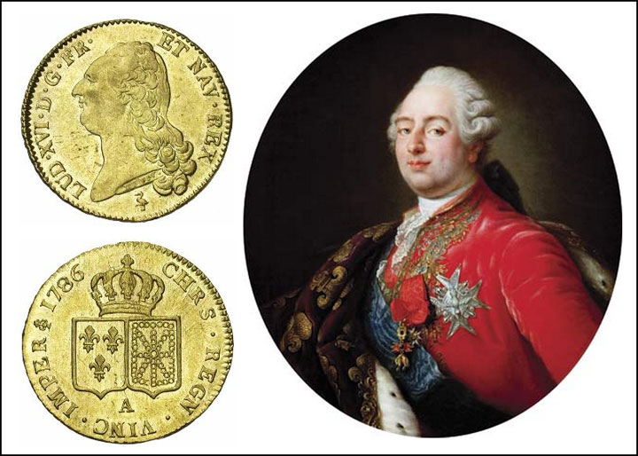 Louis XV par Louis-Michel van Loo - Double Louis d'or