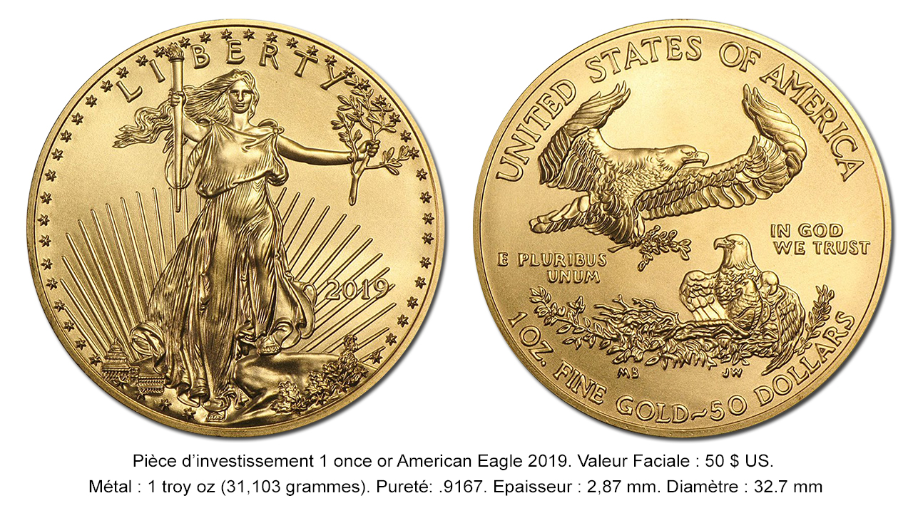 Pièce d'Or American Gold Eagle